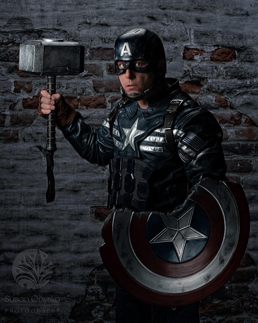 Stealth Captain America Cosplay