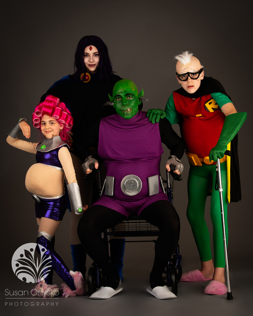 Elderly Teen Titans Cosplay
